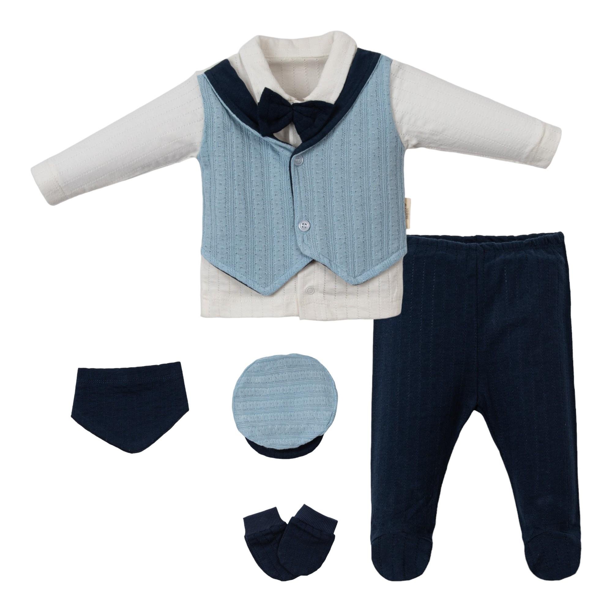 Сет от пет части "Джентълмен" 0-3 месеца